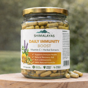 Shimalayas Daily Immunity Boost – Vitamin C with Herbal Extracts